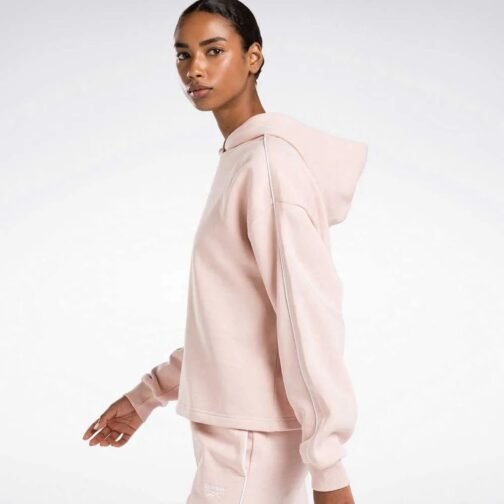100037138 RIE FLEECE HOODIE REEBOK FEMME – Image 2