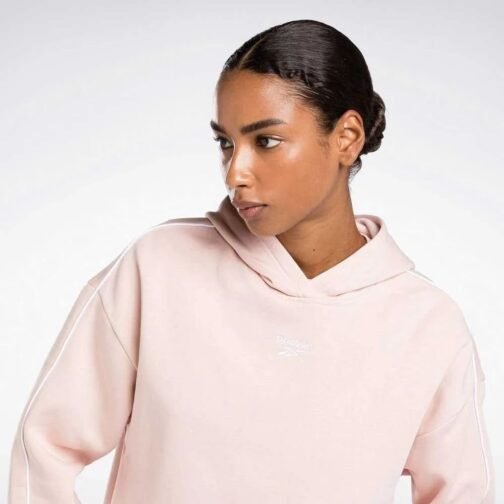 100037138 RIE FLEECE HOODIE REEBOK FEMME – Image 3
