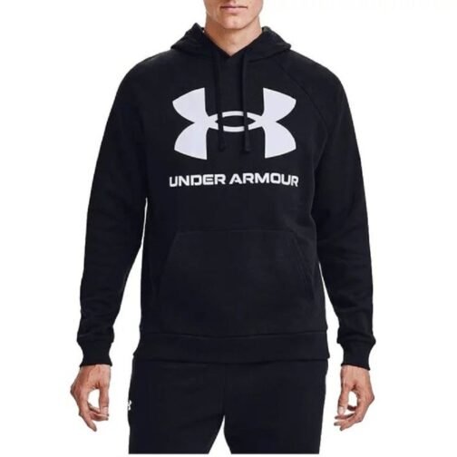 1357093-001 UA Rival Fleece Big Logo HD UNDER ARMOUR HOMME – Image 3