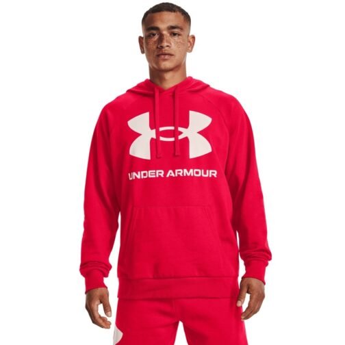 1357093-012 UA Rival Fleece Big Logo HD UNDER ARMOUR HOMME – Image 3