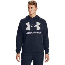 1357093-410 UA Rival Fleece Big Logo HD UNDER ARMOUR HOMME