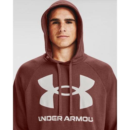 1357093-688 UA Rival Fleece Big Logo HD UNDER ARMOUR HOMME – Image 3