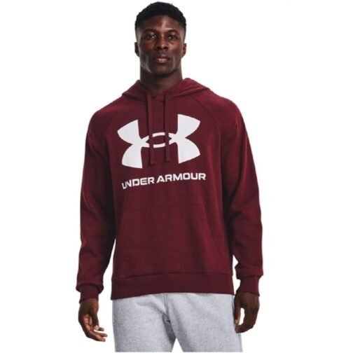 1357093-690 UA Rival Fleece Big Logo HD UNDER ARMOUR HOMME – Image 3