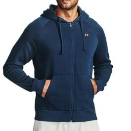 1357111-408 UA Rival Fleece FZ Hoodie UNDER ARMOUR HOMME