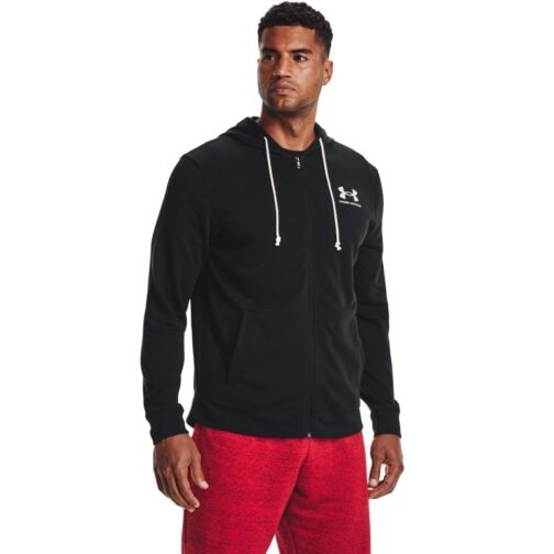 1370409-001 UA Rival Terry LC FZ UNDER ARMOUR HOMME – Image 3