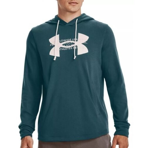 1373382-716 UA Rival Terry Logo Hoodie UNDER ARMOUR HOMME