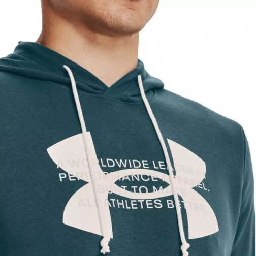 1373382-716 UA Rival Terry Logo Hoodie UNDER ARMOUR HOMME – Image 3