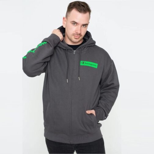 217966-ES509 HOODED FULL ZIP SWEATSHIRT CHAMPION HOMME