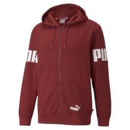 589432-22 PUMA POWER COLORBLOCK FZ HOODI PUMA HOMME