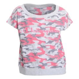 CHZ181265-003 CAMO LADY SHORT SLEEVE SWEATSHIRT CHAMPION FEMME