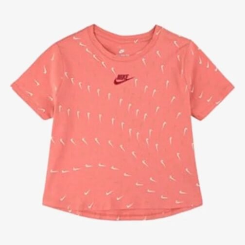 DO1332-603 G NSW TEE CROP SWOOSHFETTI NIKE JUNIOR
