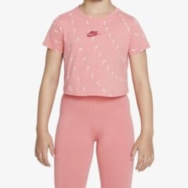 DO1332-603 G NSW TEE CROP SWOOSHFETTI NIKE JUNIOR