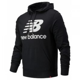 MT03558-BK NB ESSENTIALS STACKED LOGO HOODIE NEWBALANCE HOMME