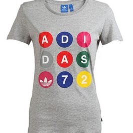 S18503 CIRCLE PRINT T ADIDAS FEMME